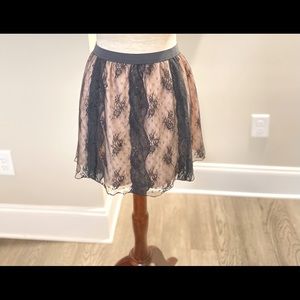 American Eagle Outfitters Sheer Netted Mini Skirt
